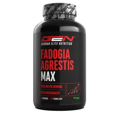 Afbeelding van Fadogia Agrestis Max 180 capsules Extra hoge dosering Met 1510 mg per dagelijkse portie Bioenhancer Zonder ongewenste toevoegingen Veganistisch