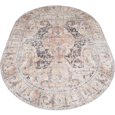 Afbeelding van Veer Carpets Vloerkleed Mahal Beige 00 Ovaal 160 x 230 cm