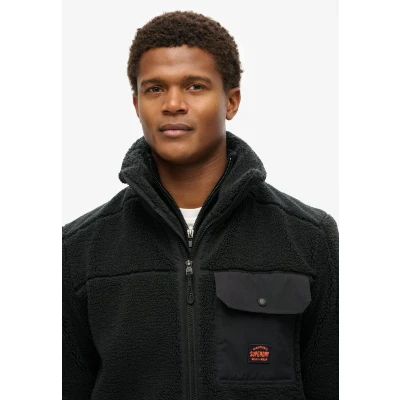 Afbeelding van Superdry Mannen Hybride Expedition jas met Borgvoering Zwart Grootte: Xxl