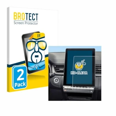 Afbeelding van BROTECT Screenprotector voor Renault Symbioz 2024 Folie Beschermfolie transparant (2 Stuks)