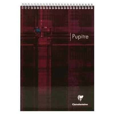 Afbeelding van Clairefontaine 8151C Bureaublok met spiraalgebonden kop A4 21x29,7 cm 160 grote ruiten uitscheurbare pagina&#039;s Wit papier van 90 g gelamineerd karton kaft willekeurige kleur