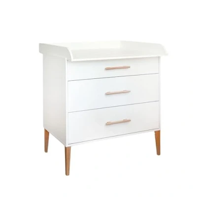 Afbeelding van ATB Luiercommode ILA Luiertafel 101 x 85 75 cm Complete Set Voor Babykamer Functioneel Meubel Comfortabele Baby Met Laden Babytafel