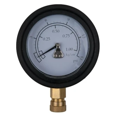 Afbeelding van KS Tools 150.2327 Manometer Ø 75,0 mm, 0 1 bar met 1/4&quot; snelkoppeling