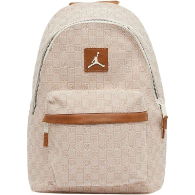 Afbeelding van Jordan JAN Monogram MINI Backpack Rugzak, Heren, Maat: One Size, Coconut milk