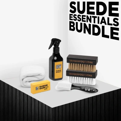 Afbeelding van UFW Suede Sneaker Cleaning Set (6 in 1) Complete Suède Reiniger Kit Spray + Premium Borstels Gum Microvezeldoek Voor Sneakers &amp; Schoenen
