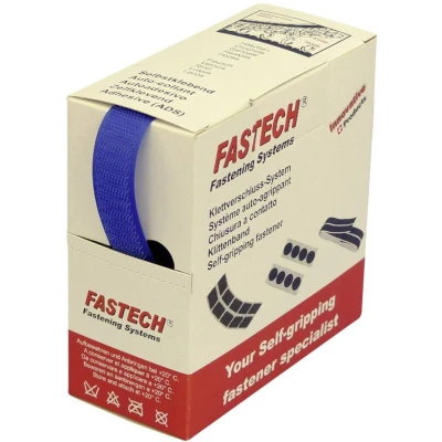 Afbeelding van FASTECH® B20 STD H 042605 Klittenband Om op te naaien Haakdeel (l x b) 5 m 20 mm Blauw
