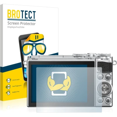 Afbeelding van BROTECT (2 Stuks) Schermbeschermer voor Nikon 1 J5 Screen Protector Transparant