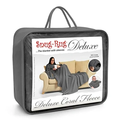 Afbeelding van Snug rug deluxe met mouwen volwassen leigrijs