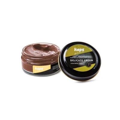 Afbeelding van Kaps Schoencreme schoensmeer verzorgt het leer en geeft glans (127) Mango 50ml