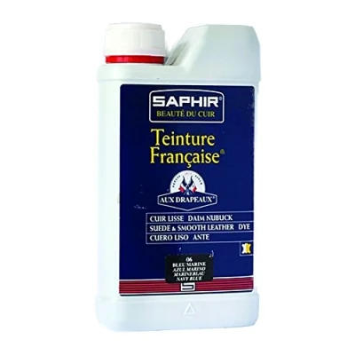 Afbeelding van Saphir Franse Vloeibare leerverf, donkerbruin, 500 ml