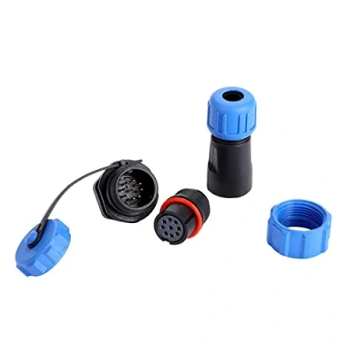 Afbeelding van Luchtvaart Plug 9 Pin Socket Waterdichte Speaker Connector 500V 30A