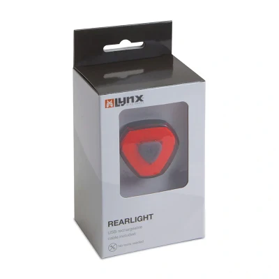 Afbeelding van Lynx achterlicht Beam led USB oplaadbaar zwart