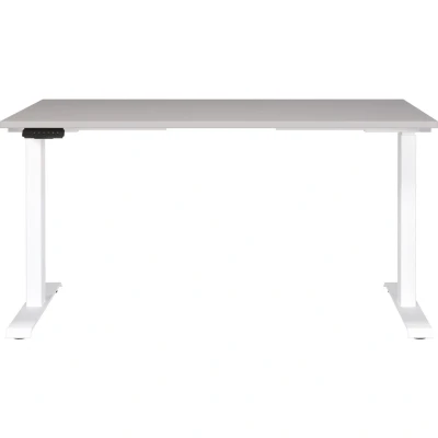Afbeelding van Germania Jet 140 cm Cashmere / Wit Elektrische Zit Sta Bureautafel