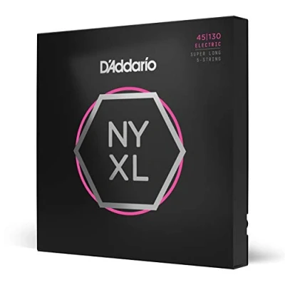 Afbeelding van D&quot;;Addario NYXL45130SL Regular Light Super Long Scale bassnaren