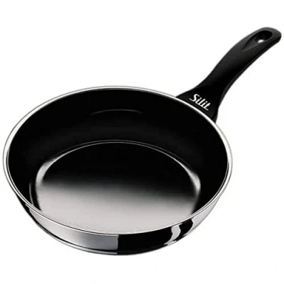 Afbeelding van Silit Professionele braadpan 20 cm hoog, 1,28 l, Silargan functionele keramiek, inductie, kunststof handvat, zwart