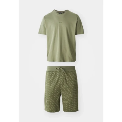 Afbeelding van BOSS Relax Pyjama, Heren, Maat: Medium, Open green