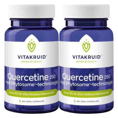 Afbeelding van 2x Vitakruid Quercetine 250 60 capsules