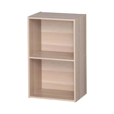 Afbeelding van Iris Ohyama, kantoorplank/boekenkast/archiefkast/houten kast/kantoor basisplank, Modulair, kantoor, woonkamer, studeerkamer Office Basic Rack CX 2FN LichtBruin