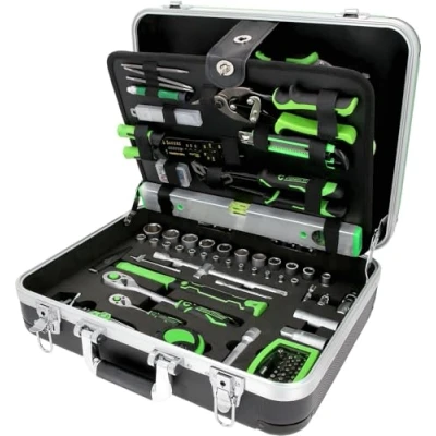 Afbeelding van KS Tools 512.0145 COMPETITION 1/4+1/2 Universal Werkzeug Gereedschapsset Universeel Incl. koffer