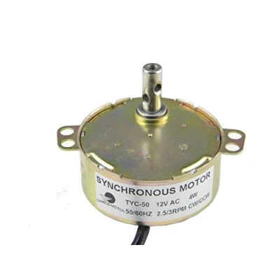 Afbeelding van CHANCS synchroonmotor TYC 50 AC 12V 2.5/3RPM CW/CCW Koppel 9.5Kgf.cm elektrische Langzame motor
