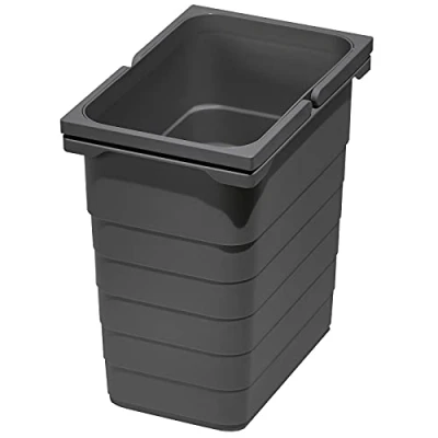 Afbeelding van Ninka eins2vier Afvalbak 8 L 310 x 230 153 mm donkergrijs
