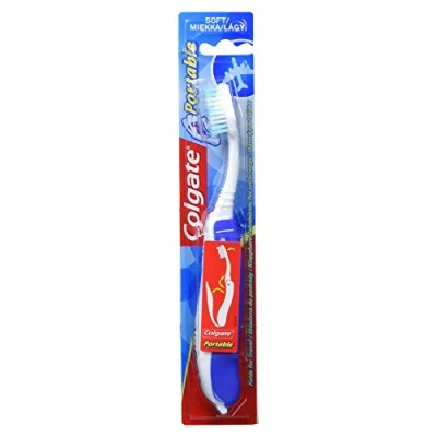 Afbeelding van Colgate 3 pack draagbare opvouwbare zachte tandenborstels