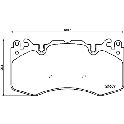 Afbeelding van Brembo Remblokset P 44 023