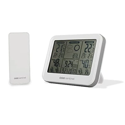 Afbeelding van SCS Sentinel weerstation draadloos binnen en buiten met MeteoStation Sonde HCN0055