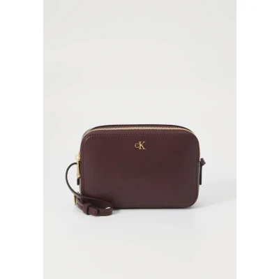 Afbeelding van Calvin Klein Hardware Monogram Schoudertas, Dames, Maat: One Size, Fudge