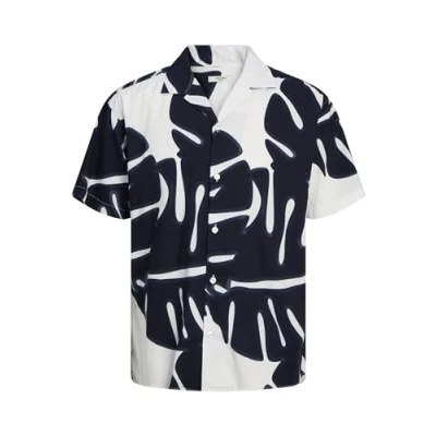 Afbeelding van Jack &amp; Jones Premium Relaxed FIT Overhemd, Heren, Maat: Medium, Snow white