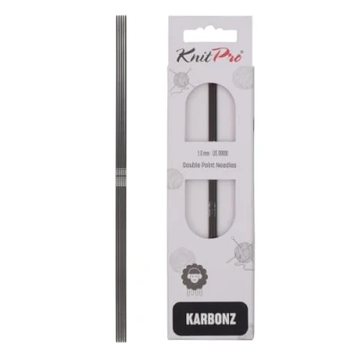 Afbeelding van KnitPro K41120 Kousenbreinaalden, Koolstof, Zwart, 21x5x0.6 cm, 5