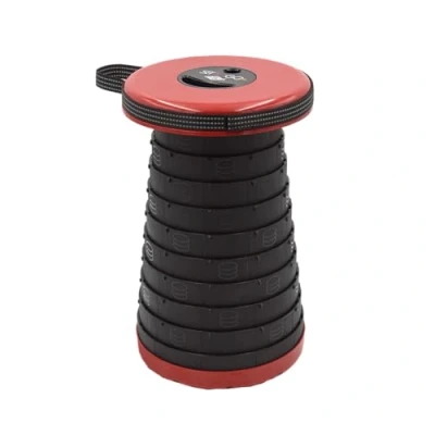 Afbeelding van Wedo SITTOGO®NXT PP telescopische kruk campingkruk TÜV &amp; GS getest verbeterde derde generatie gewicht 1,06 kg draagkracht 150 kleur rood