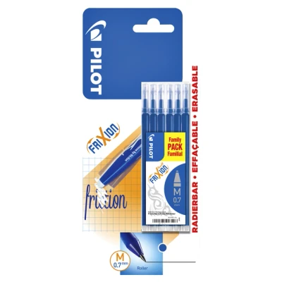 Afbeelding van Rollerpenvulling PILOT Frixion blauw 0.35mm blister à 6 stuks