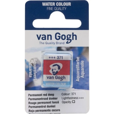 Afbeelding van Aquarelverf 371 Permanentrood Donker van Gogh Napje