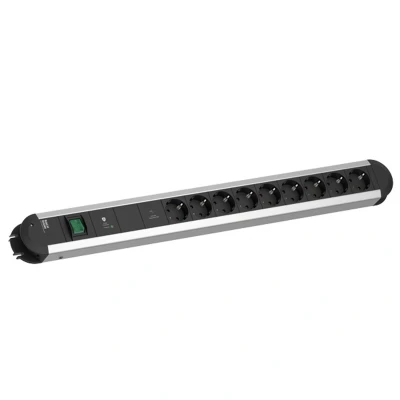 Afbeelding van BACHMANN PRIMO 9xCEE7/3 1xGVS Plus 1xSchalter 2m CEE7/7