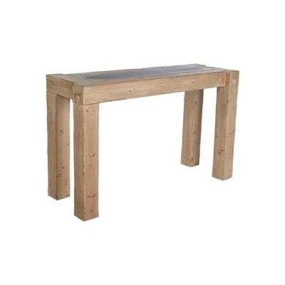 Afbeelding van Home Esprit Console Spar Hout Mdf 155 X 45 90,5 Cm