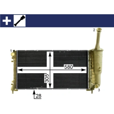 Afbeelding van Mahle Original Radiateur CR 2010 000S