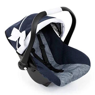Afbeelding van Bayer Design 67981AA autostoeltje voor poppen, blauw, klassiek