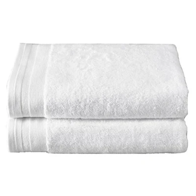 Afbeelding van De Witte Lietaer Contessa Luxe katoenen handdoek, 70 x 140 cm, set van 2, wit, cm