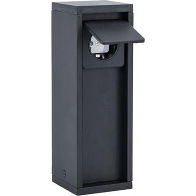 Afbeelding van Lutec 9702203012 Stekkerdoostoren Zwart (mat) 1 stuk(s)