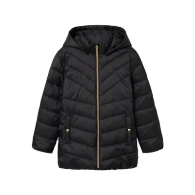 Afbeelding van NAME IT Meisjes NKFMONEY Jacket PB gewatteerde jas, zwart, 128, 128 cm