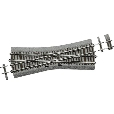 Afbeelding van H0 RocoLine (met ballastbed) 42546 Engels wissel, Enkelvoudig 230 mm 1 stuk(s)