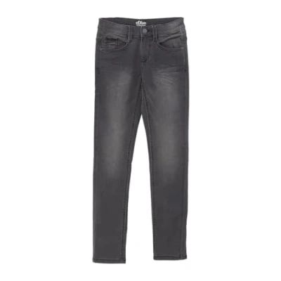 Afbeelding van s.Oliver slim fit jeans grijs stonewashed