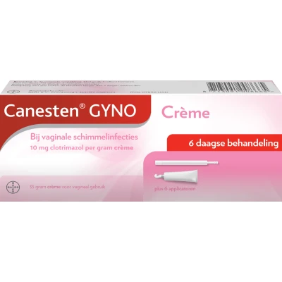 Afbeelding van Canesten Gyno Vaginaalcreme 10mg/G + 6 Applicators