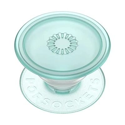 Afbeelding van PopSockets: PopGrip Plant Uittrekbare Standaard en Greep Gemaakt van Plantaardig Materiaal met een Verwisselbare PopTop voor Smartphones Tablets Light Jade