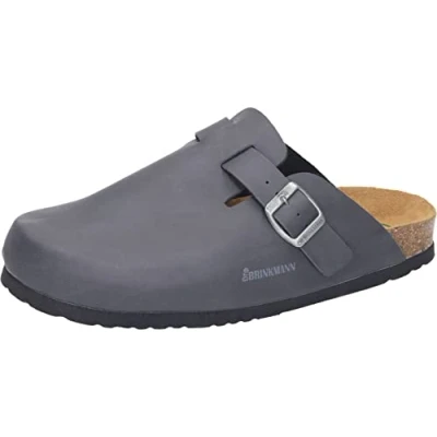 Afbeelding van Dr. Brinkmann Herenslippers, grijs, 40 EU