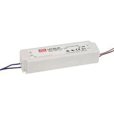 Afbeelding van Mean Well LPV 60 5 LED transformator Constante spanning 40 W 0 8 A V/DC Niet dimbaar, Overbelastingsbescherming 1 stuk(s)