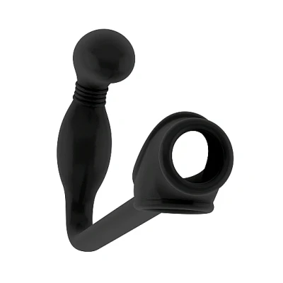 Afbeelding van Zwarte Buttplug met Cockring No2 SONO