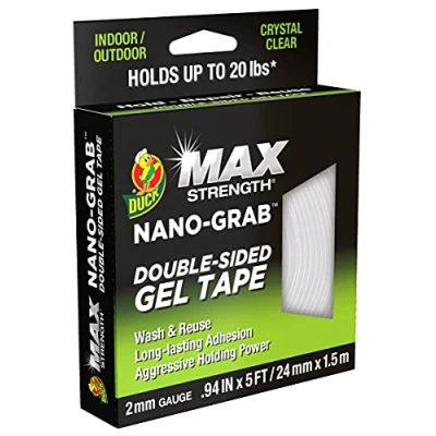 Afbeelding van Duck Max. Sterkte Dubbelzijdige Nano Tape Herbruikbare Sterke Plakband Wasbare Verwijderbare Geltape Wandveilig