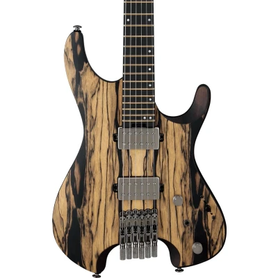 Afbeelding van Ibanez Limited Edition Q Series Q52PE NTF Natural Flat headless elektrische gitaar met gigbag